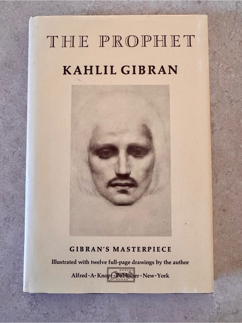 The Prophet By Kahlil Gibran 1988 Hardcover with Dust Jacket 117th Printing
